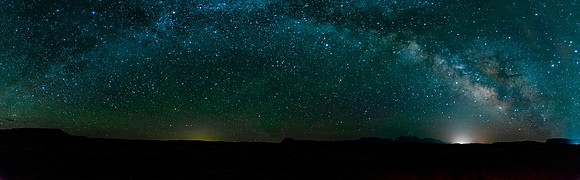 Moab Milkyway arch practice shot. Heading to Monument Valley